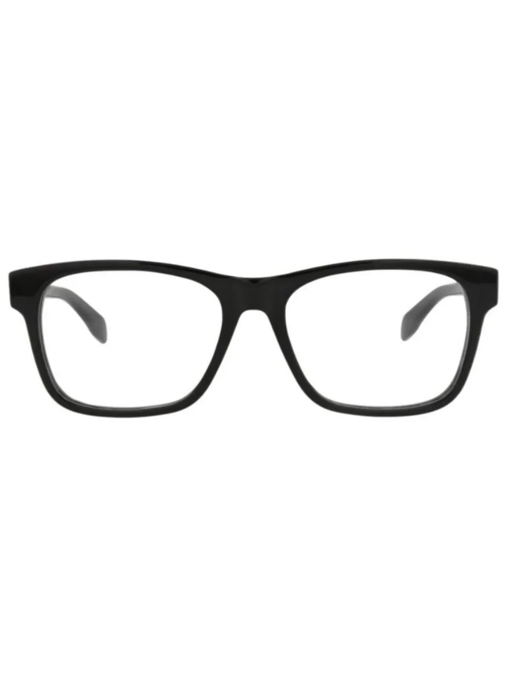New Alexander McQueen Mens Square/Rectangle Black Black Transparent Fashion Desi